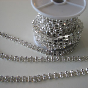 Silver Diamonte Chain