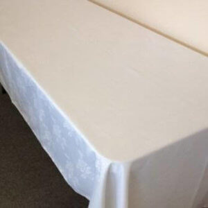 Rectangle White   300x135cm