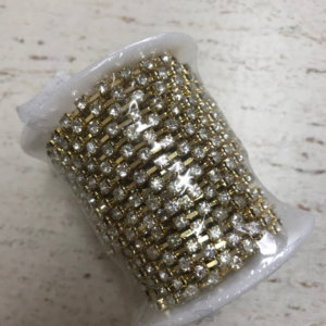 Gold Diamonte Chain