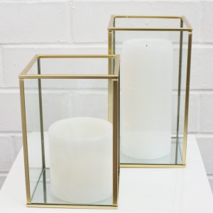 gold frame candleholders