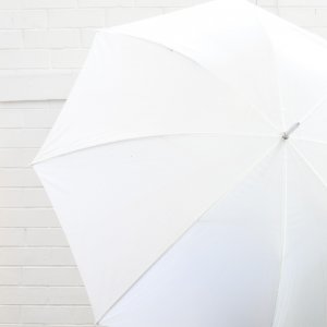 white umbrella