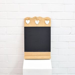 Small Chalkboard with Heart Details