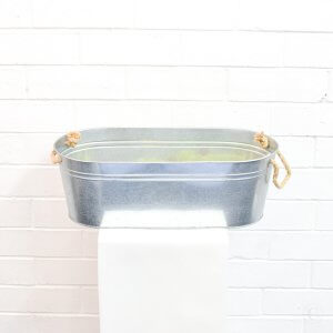 small tin ice bucket