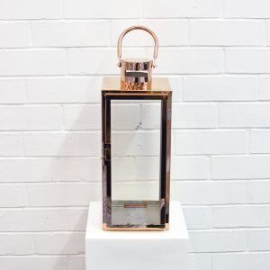 Modern Lantern Large Rose Gold
