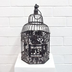 Medium Black Birdcage