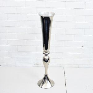 silver metal urn