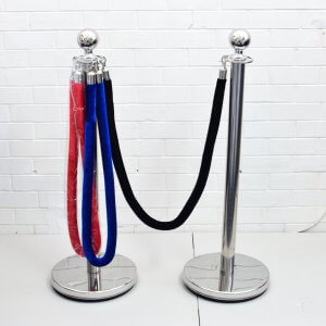 crowd control bollards stanchions