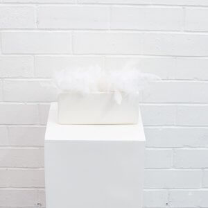 White ceramic trough