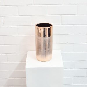 Rose Gold Ceramic Vase