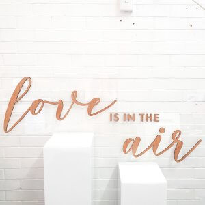 love is in the air sign