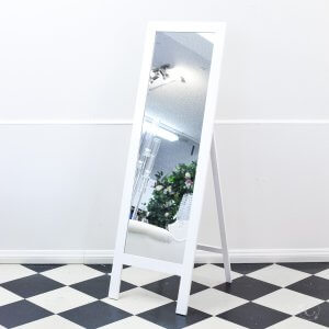 tall white mirror