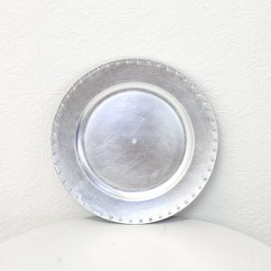 Silver Charger Plate