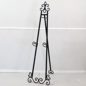 Easel Black Floor Standing
