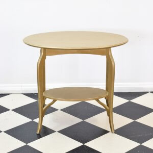 Vintage Oval Gold Table