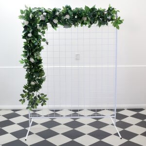 Wire Mesh Wall White