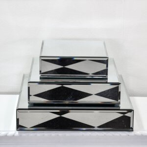 Large Mirror Cake Stand