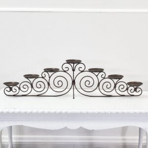 Candelabra 7 Candle Plates