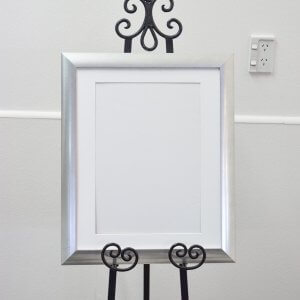 Satin Silver Frame