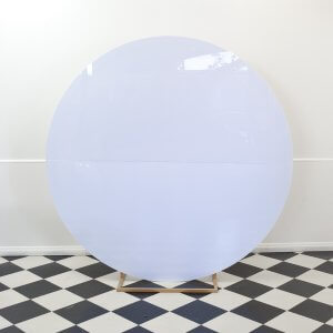acrylic circle backdrop