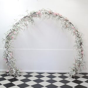 cherry blossom circle arch