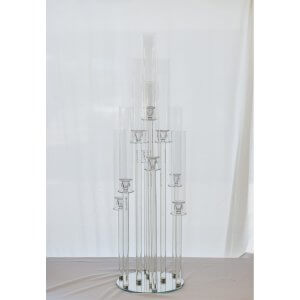 glass candelabra holder 10 head