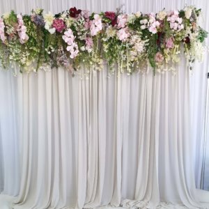 Floral Backdrop Pelmets