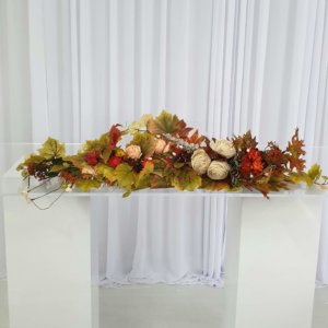 Autumn leaf garland