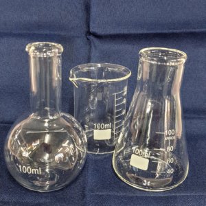 Glass Beaker Vase Set Large